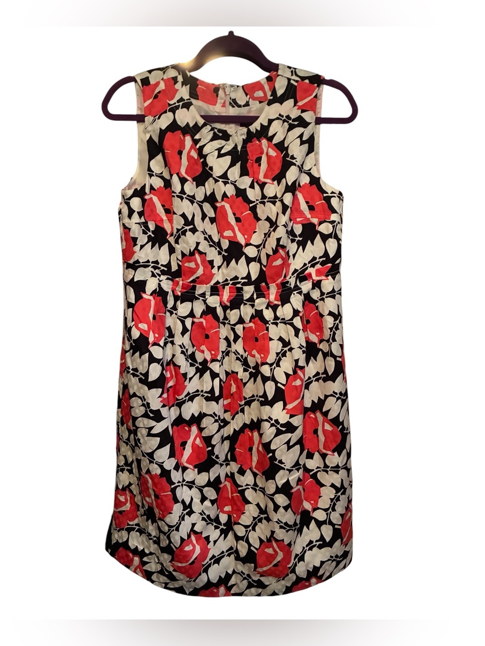 NWT ANN TAYLOR FLORAL PETITE SHEATH DRESS SIZE 12P